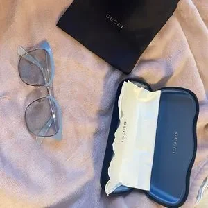 Gucci | Accessories | Gucci Womens Gg244s 53mm Light Blue 